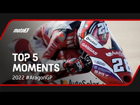 Top 5 Moto3™ Moments | 2022 #AragonGP