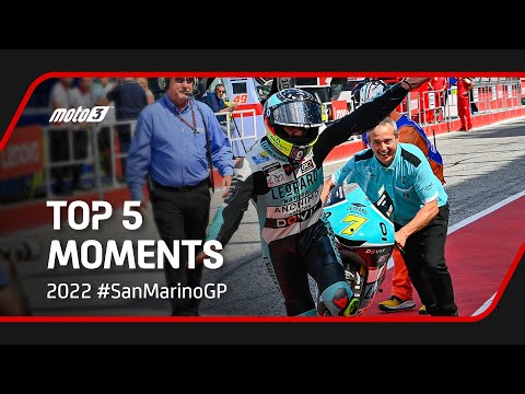 Top 5 Moto3™ Moments | 2022 #SanMarinoGP