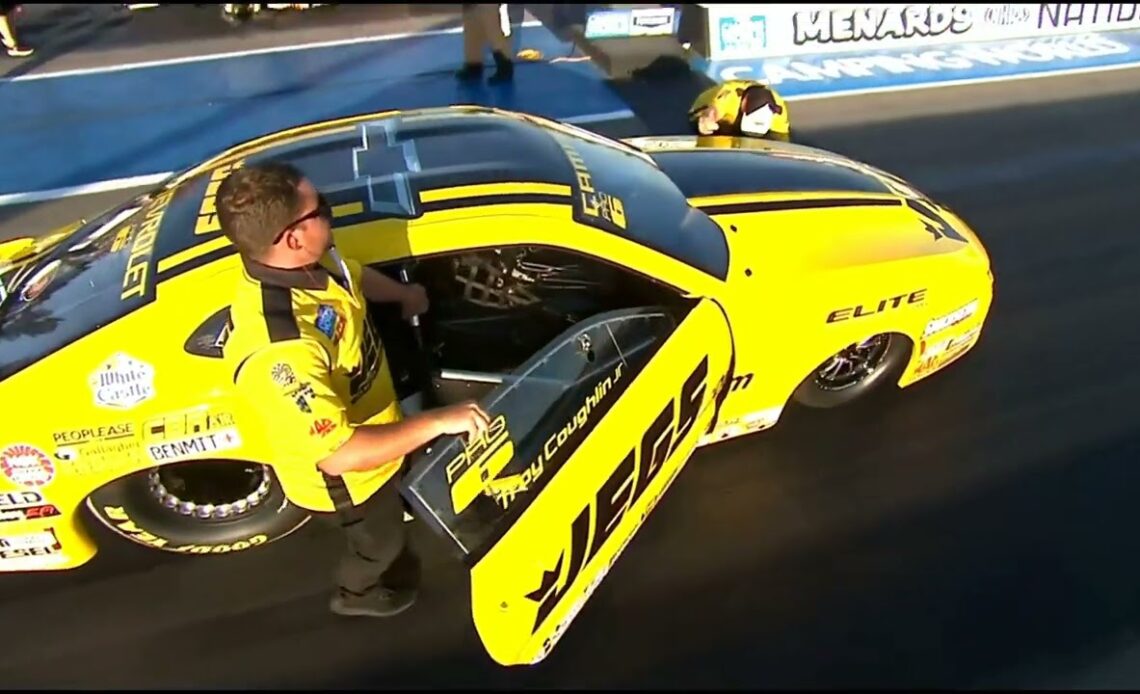 Troy Coughlin jr, Camrie Caruso, Pro Stock, Qualifying Rnd 1, Menards Nationals Presented By PetArm
