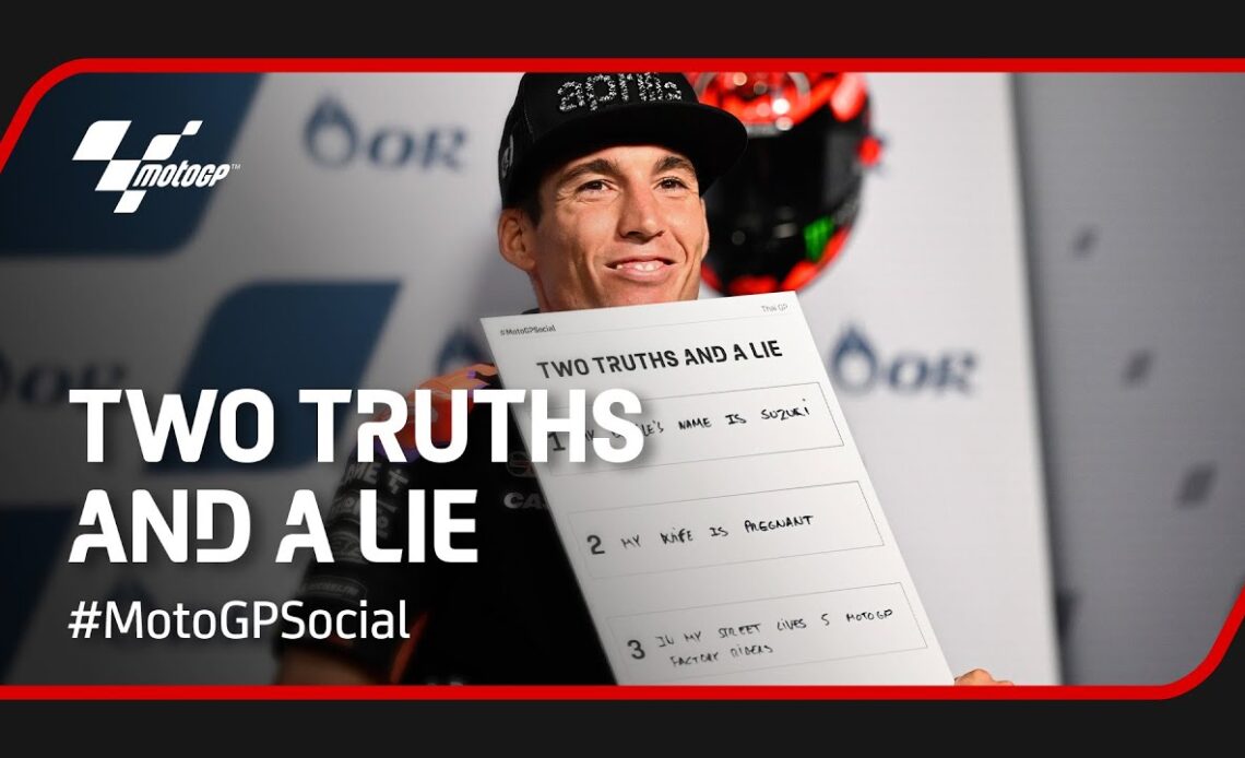 Two Truths and A Lie | #MotoGPSocial