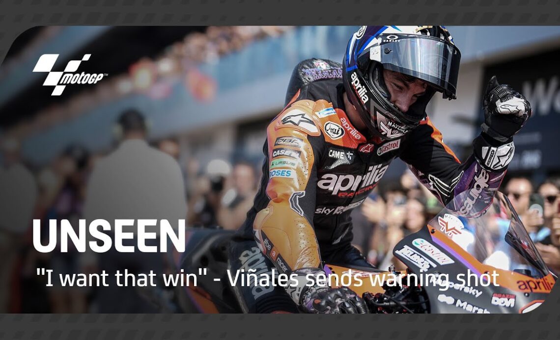 UNSEEN | "I want that win" - Viñales sends warning shot