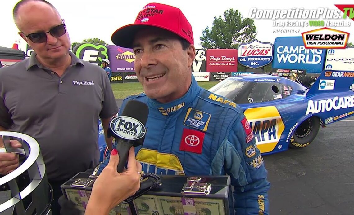 #USNATIONALS 2022 - RON CAPPS DELIVERS PEP BOYS ALL-STAR CALL-OUT TITLE