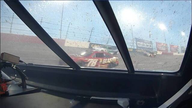 Watch Chase Elliott’s in-car camera as he spins, wrecks out at Darlington