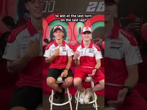 Who's more likely to...? with Sergio Garcia and Izan Guevara | #Moto3