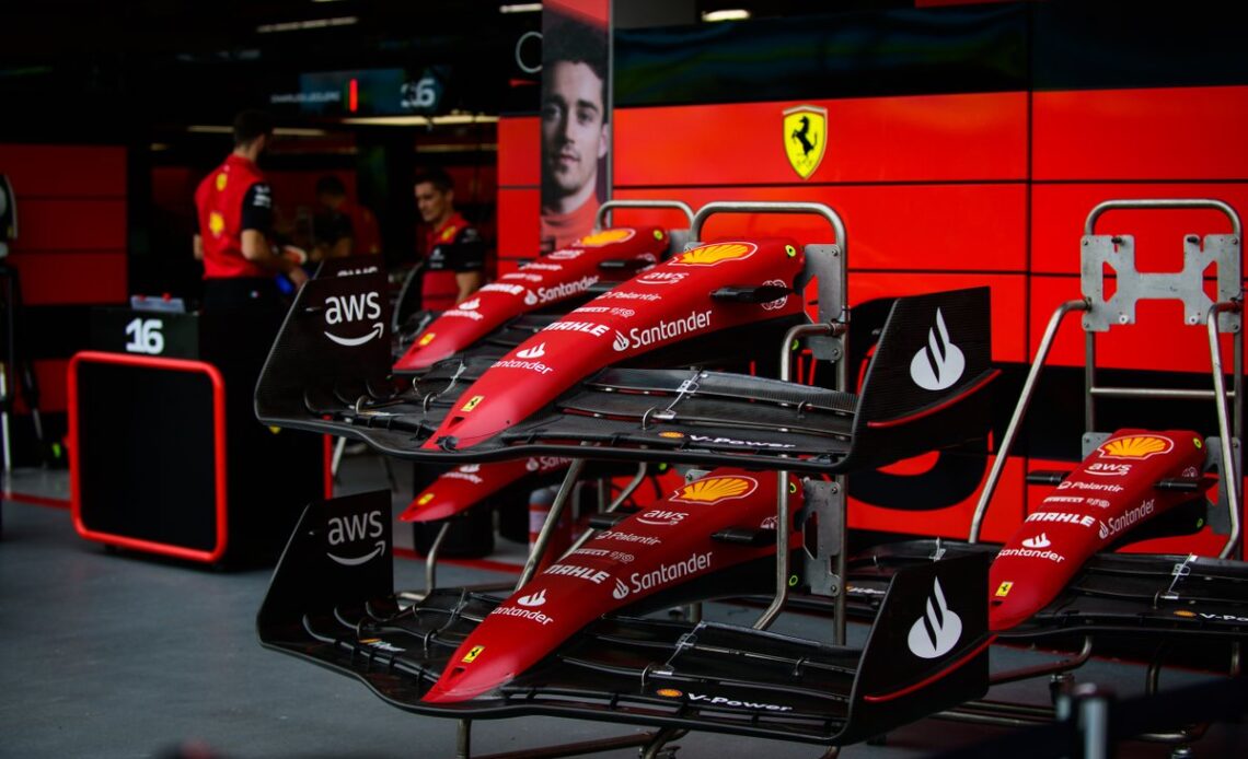 Ferrari F1-75, front wing