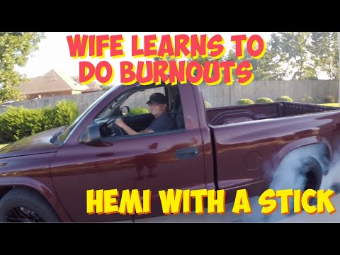 Wife Learns To Do Burnouts !!!