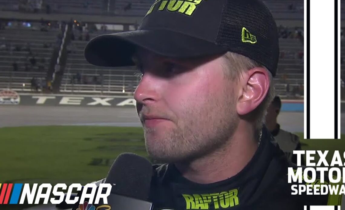 William Byron: 'I didn't mean to spin him (Hamlin) out'