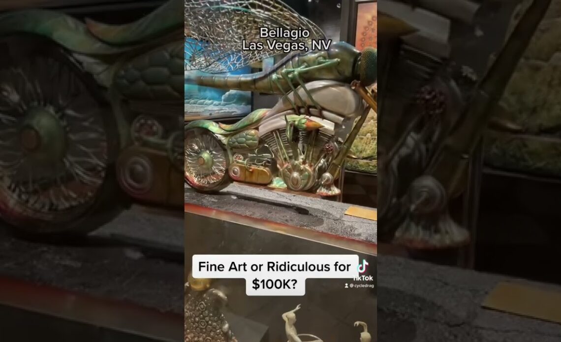 Would You Pay $100K For This Motorcycle Art?