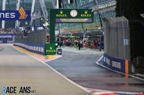 Pit lane, Singapore, 2022