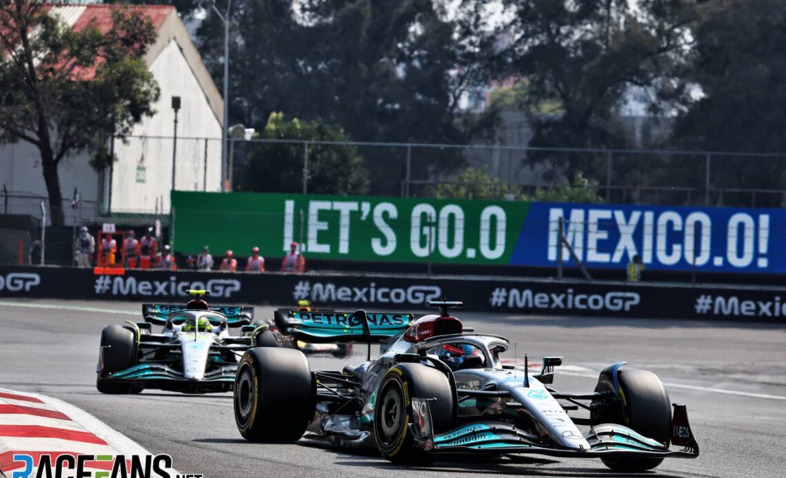 George Russell, Mercedes, Autodromo Hermanos Rodriguez, 2022