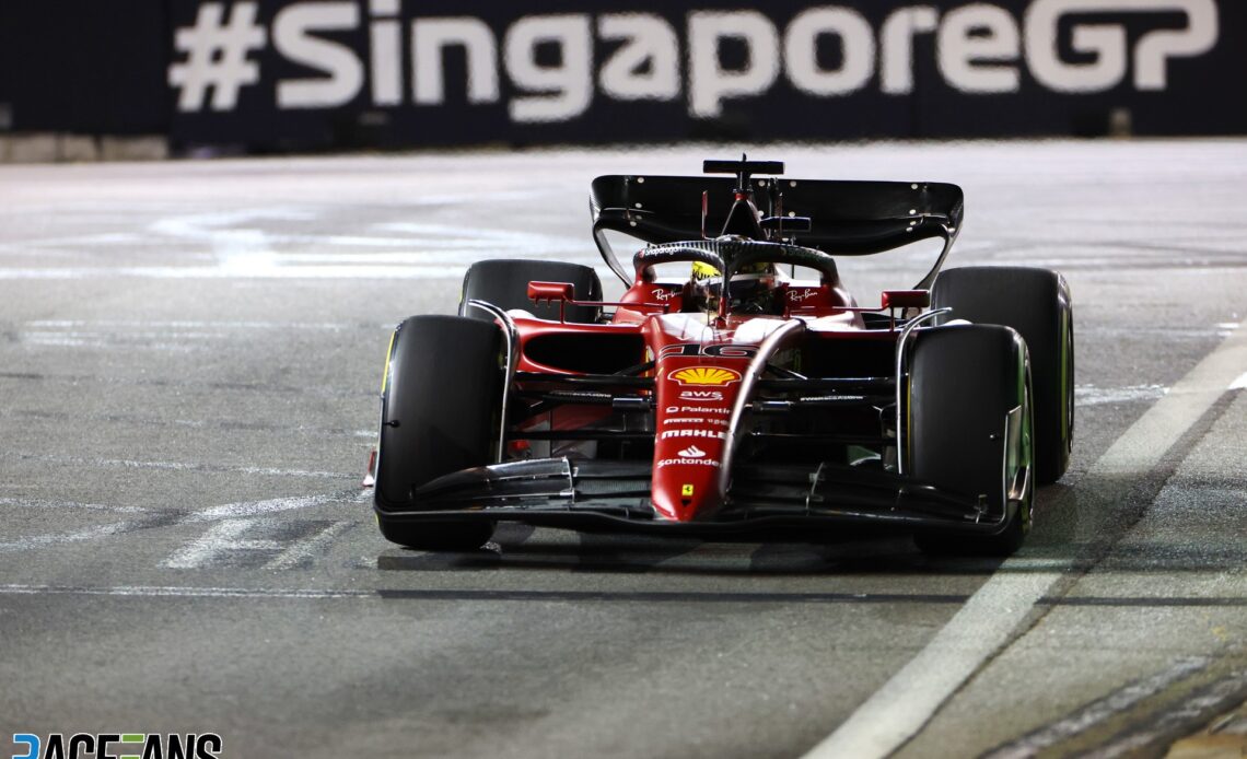 Charles Leclerc, Ferrari, Singapore, 2022