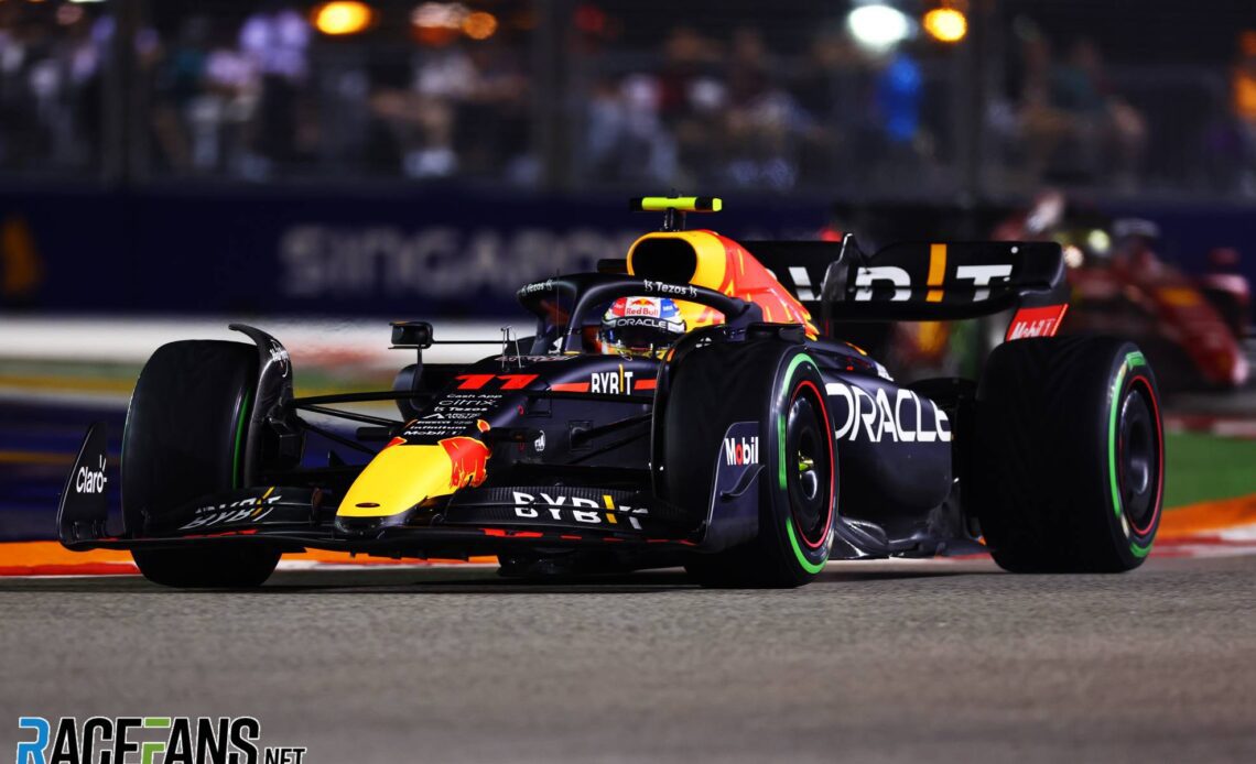 Sergio Perez, Red Bull, Singapore, 2022