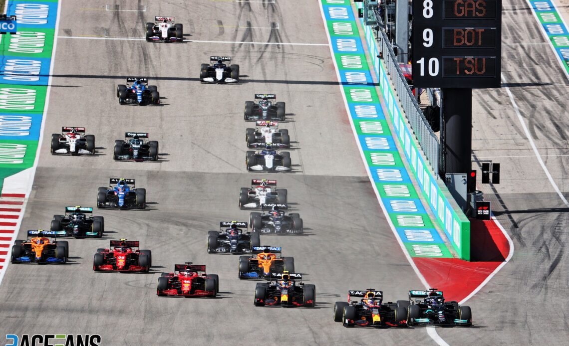 Start, Circuit of the Americas, 2021