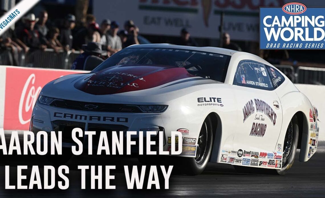 Aaron Stanfield leads the way in Las Vegas