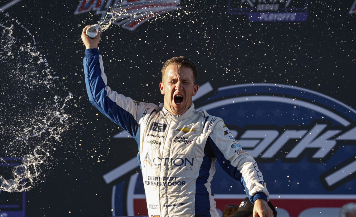 Allmendinger Earns Elusive Superspeedway Win, Advances in Xfinity Series Playoffs – Motorsports Tribune