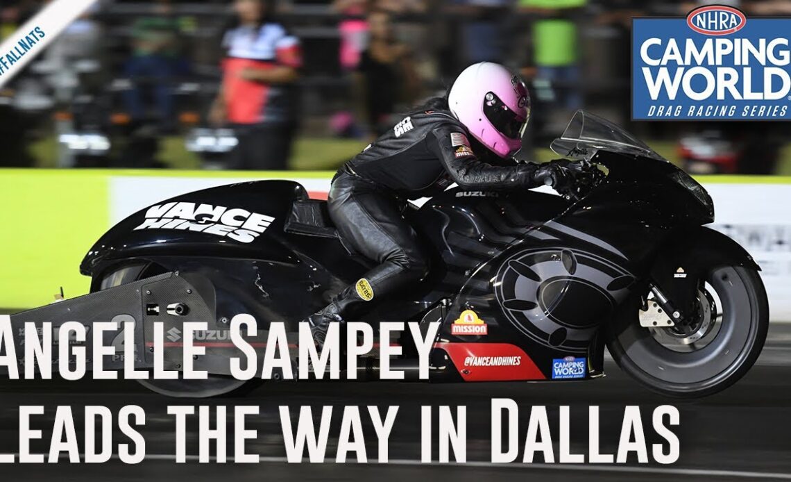 Angelle Sampey leads the way in Dallas