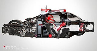 Audi R18 e-torn cross-section