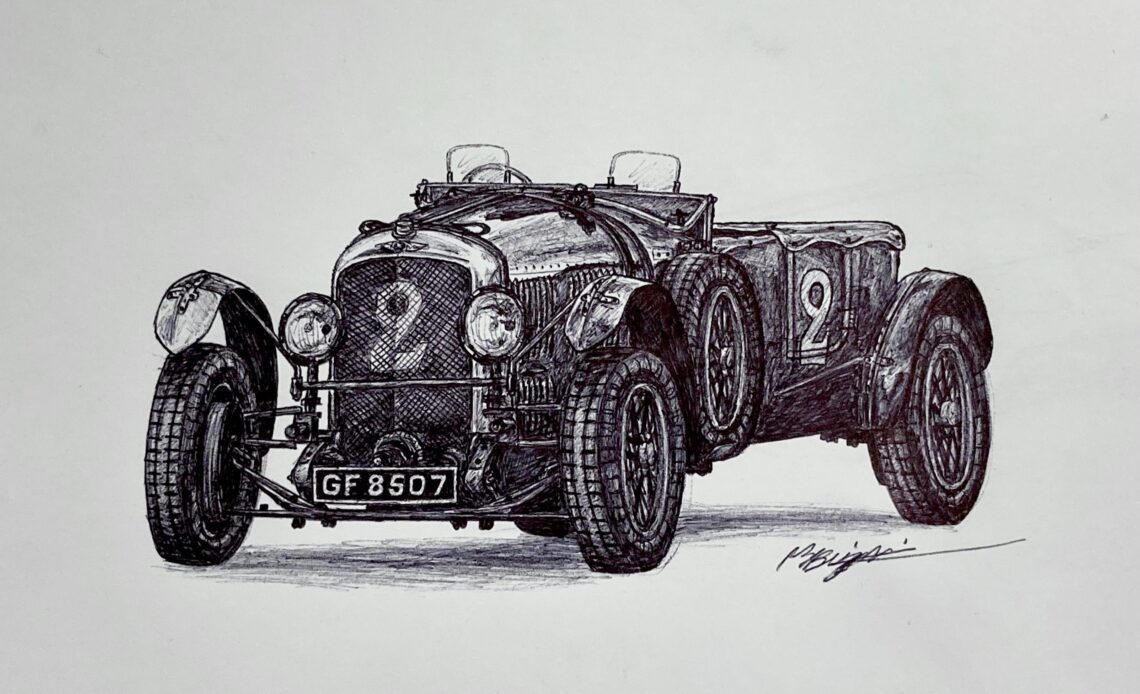 Bentley Speed Six sketch : motorsports