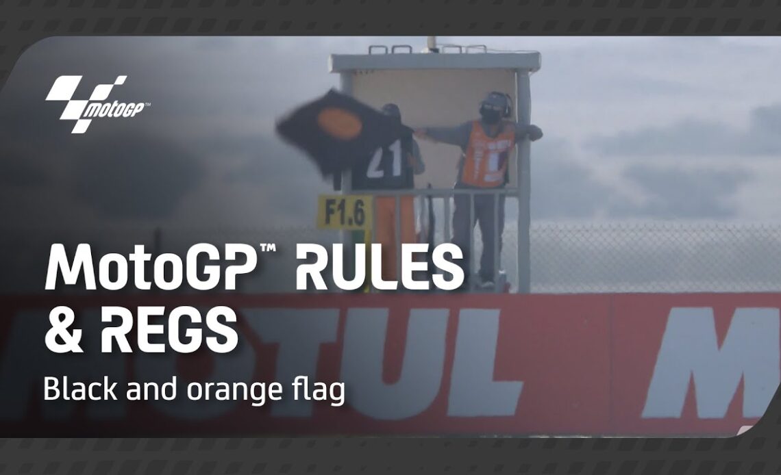Black and orange flag 🏴 🟠 | MotoGP™ Rules & Regs