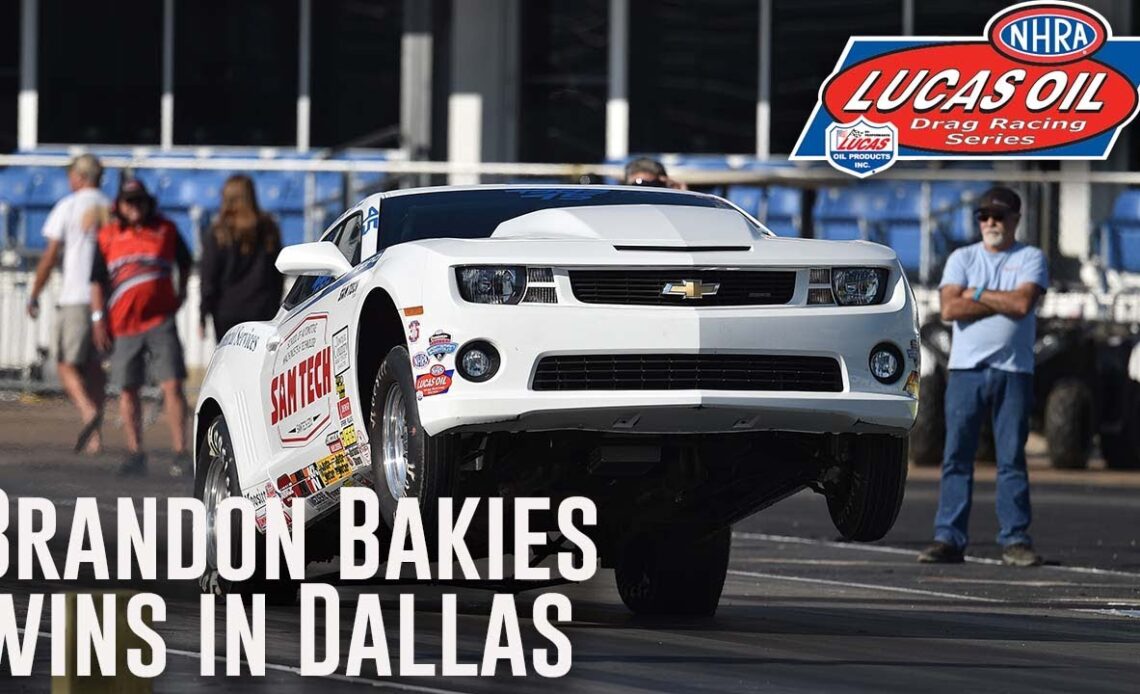 Brandon Bakies wins Super Stock at Texas NHRA FallNationals