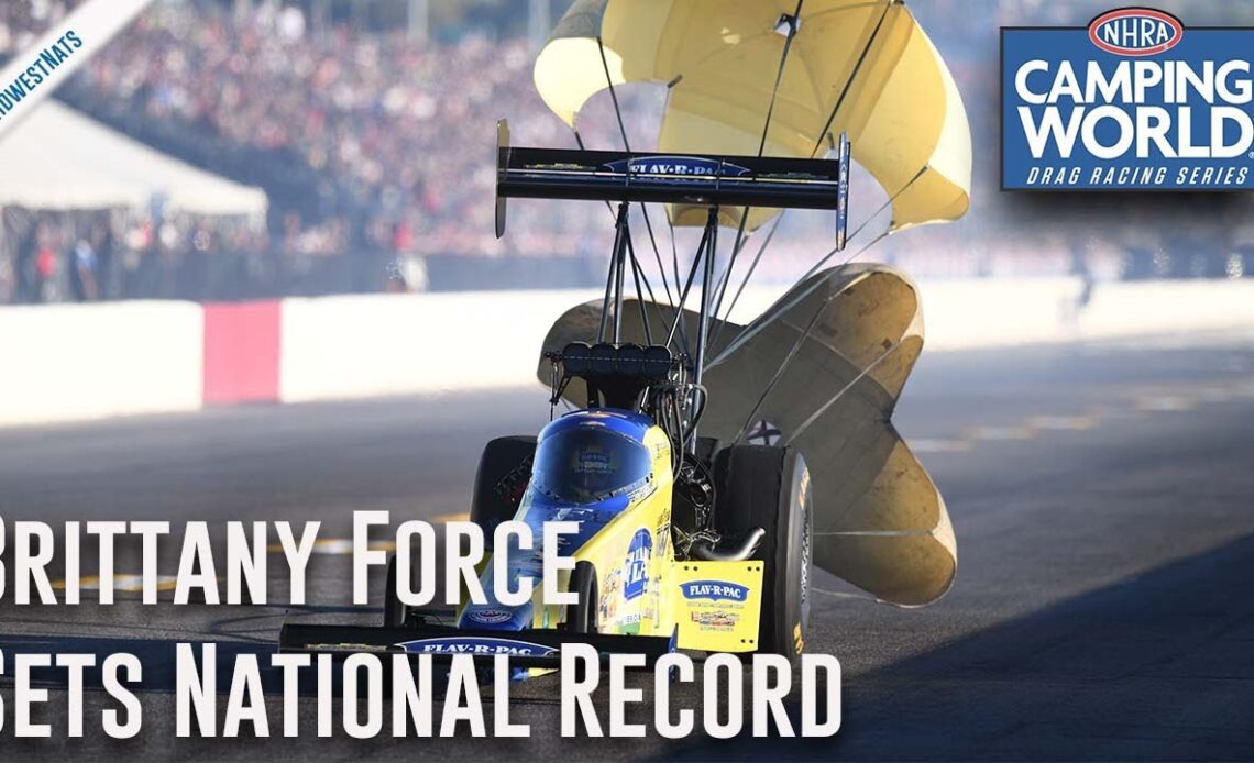 Brittany Force makes FASTEST pass in Top Fuel history