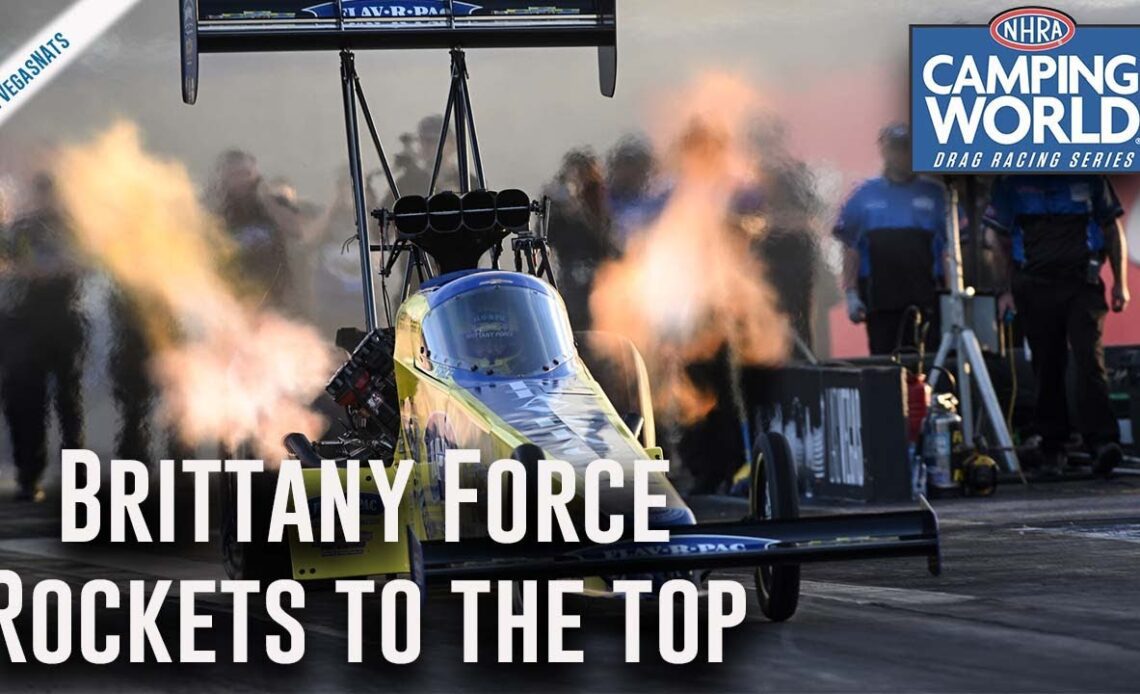 Brittany Force rockets to the top at NHRA Nevada Nationals
