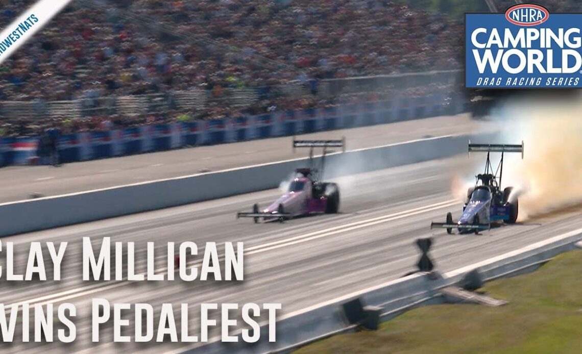 Clay Millican advances after wild first round at NHRA Midwest Nationals