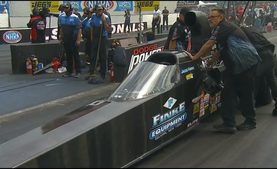 Corey Michalek, Jackie Fricke, Top Alcohol Dragster, Eliminations Rnd1 Dodge Power Brokers, U S  Nat