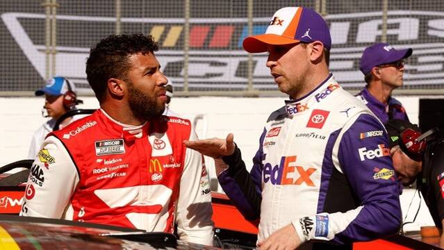 Denny Hamlin on Bubba Wallace: ‘He made a bad decision’