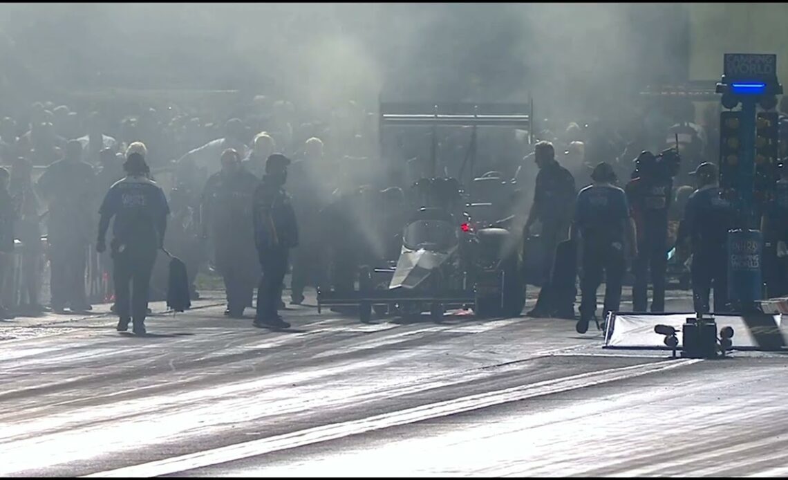 Doug Foley, Aaron Brooks, Top Fuel Dragster, Qualifying Rnd1, Dodge Power Brokers, U S  Nationals, L