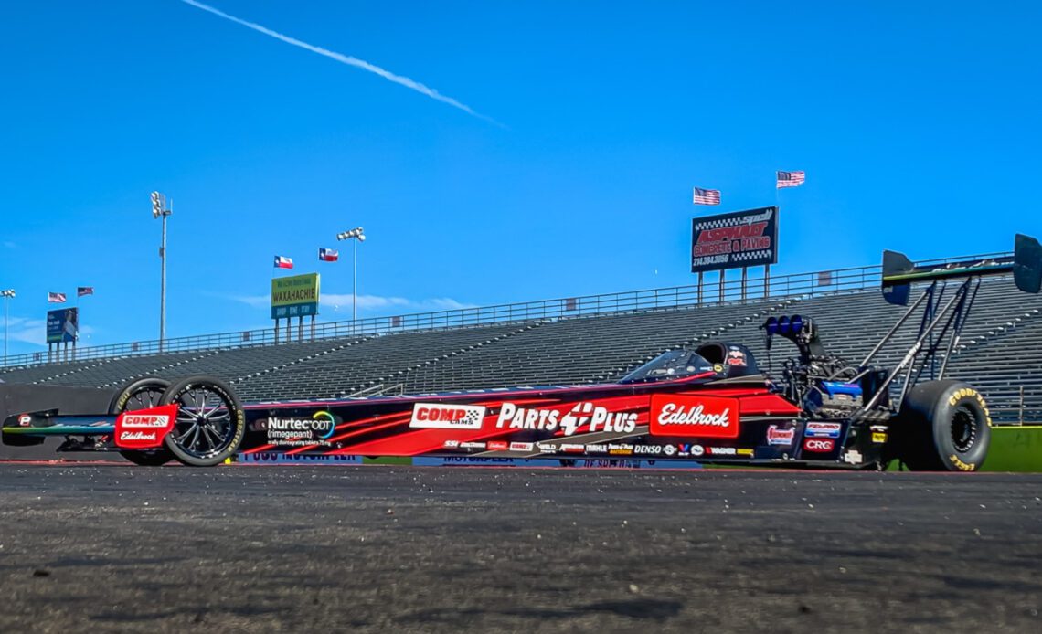 Edelbrock Group Backs Clay Millican's Top Fuel Dragster At Las Vegas