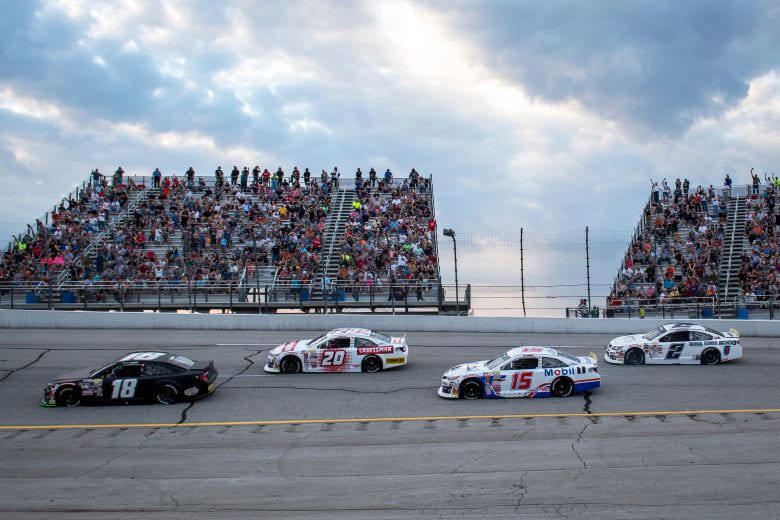 2021 ARCA Toledo Pack Racing - Ty Gibbs, No. 18 Joe Gibbs Racing Toyota (Credit: Nic Antaya/ARCA Racing used with permission)