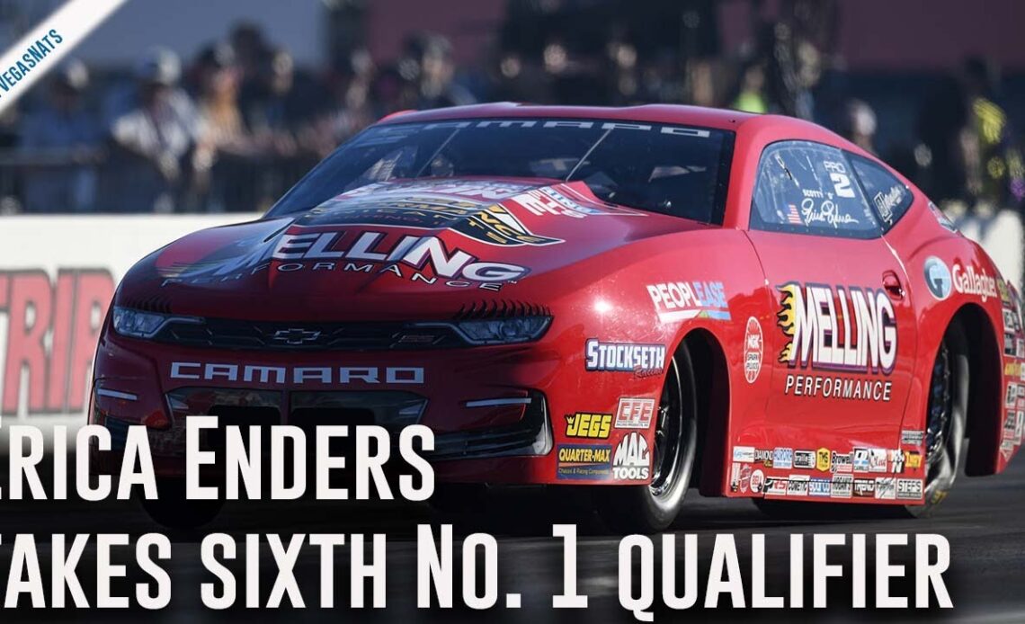 Erica Enders secures sixth No. 1 qualifier of the season