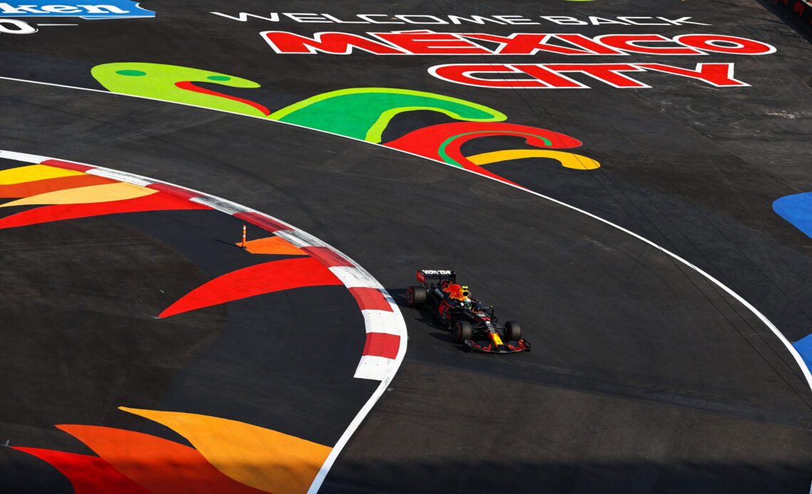 Max Verstappen paces the F1 field during practice for the Mexican Grand Prix. (Photo: Getty Images)