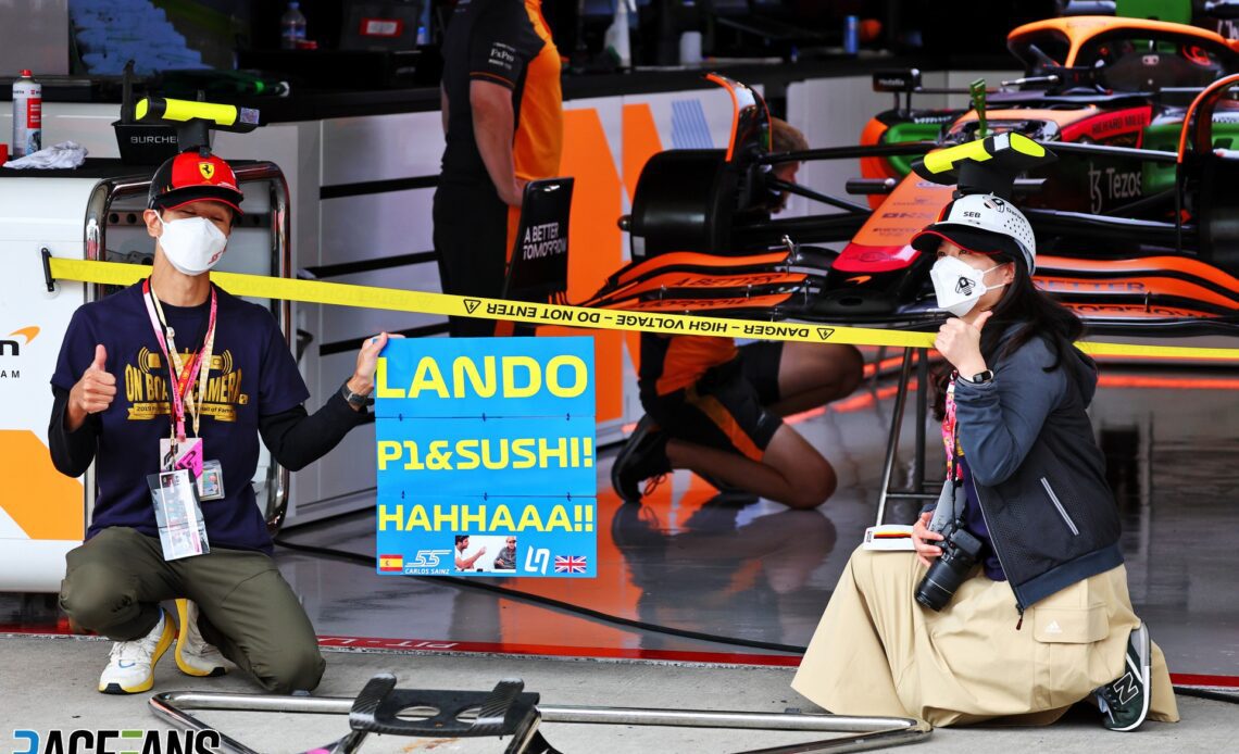 Lando Norris, McLaren, Suzuka, 2022