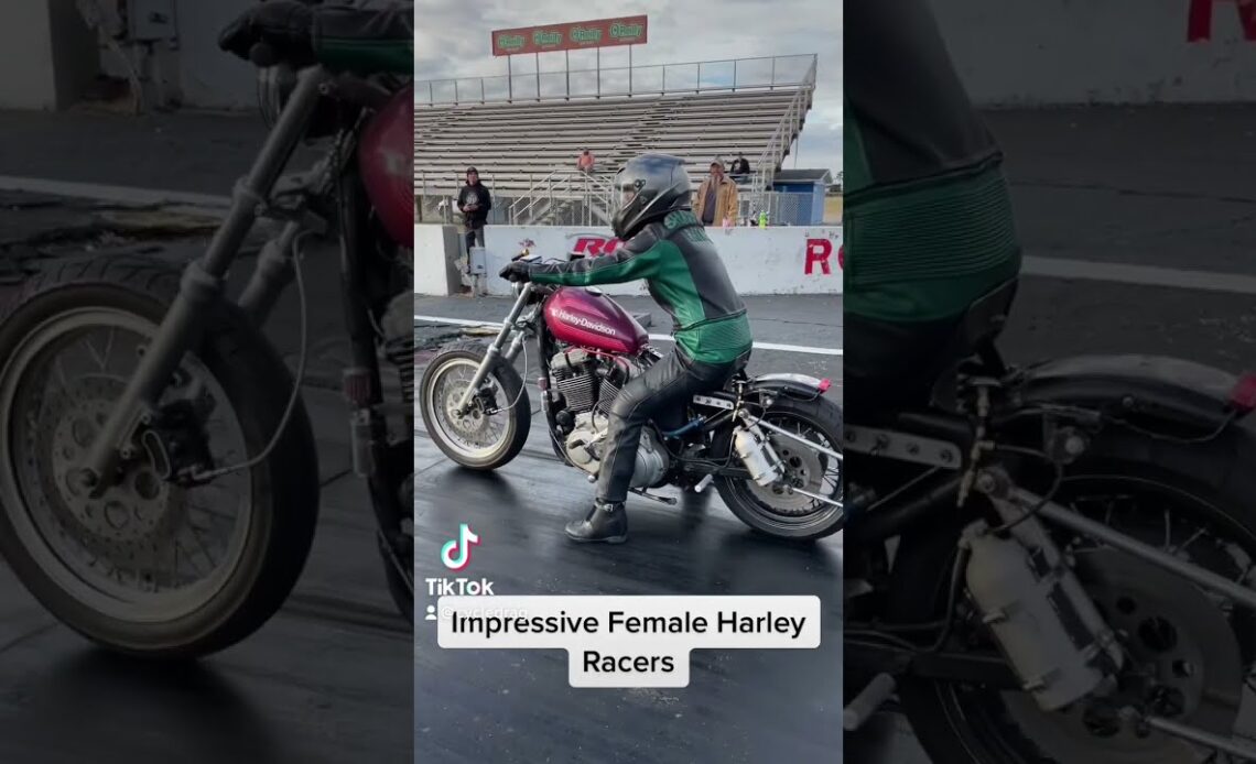 Female Harley Racers Impress