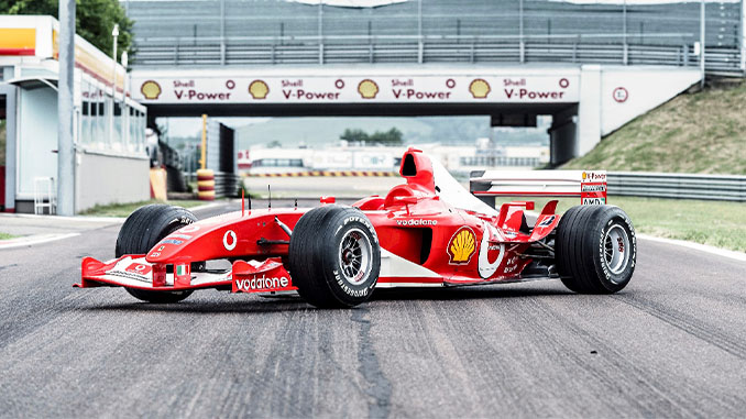 Five Wins, Three Poll Positions, Two Further Podiums: Sotheby’s to Offer the Finest Schumacher F2003-GA in Geneva Luxury Week Sale