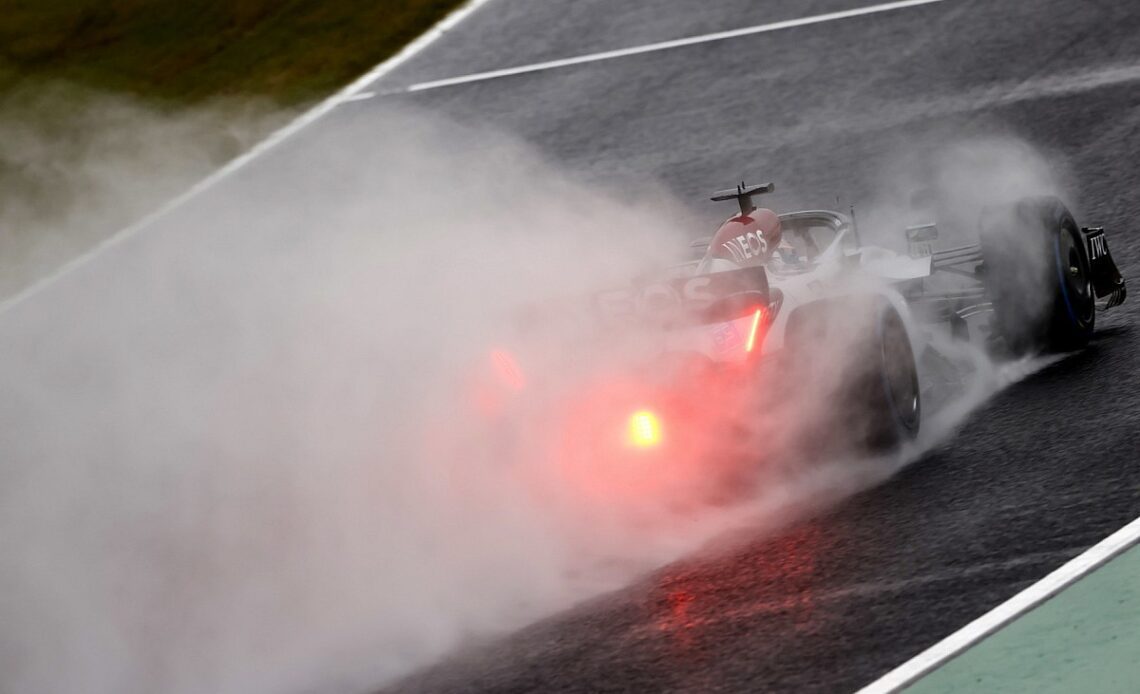 George Russell fastest in Japanese GP practice on Friday