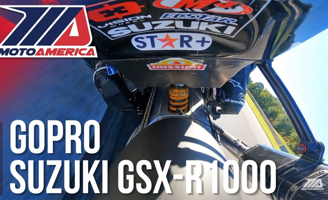 GoPro: Suzuki GSX-R1000 Motorcycle Richie Escalante Medallia Superbike Q1 at Alabama 2022