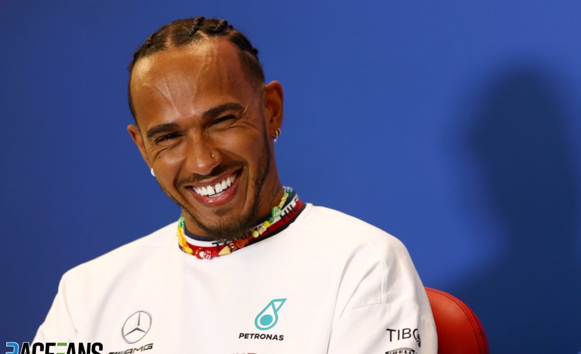 Hamilton launches film and TV company but says he won't stop racing "for a while" · RaceFans