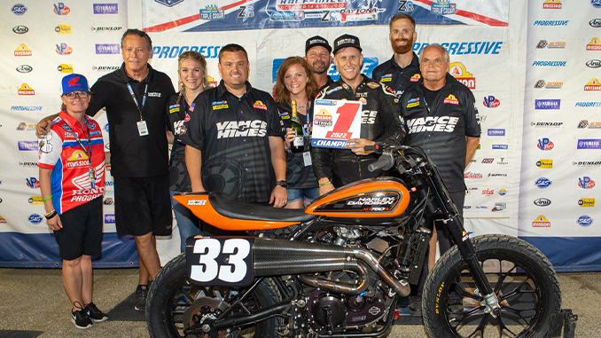 2201018 Harley-Davidson rider Jesse Janisch wins Production Twins Flat Track Championship (678)