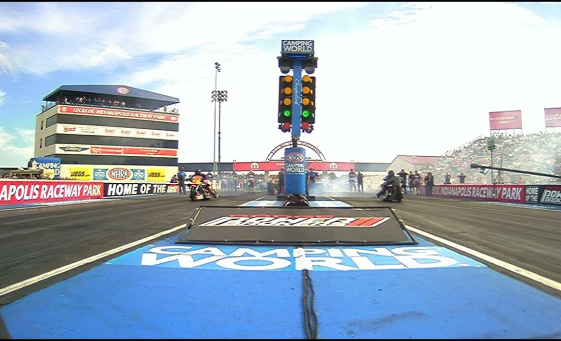 Jay Turner, Tii Tharpe, Top Fuel Harley, Qualifying Rnd1, Dodge Power Brokers, U S  Nationals, Lucas