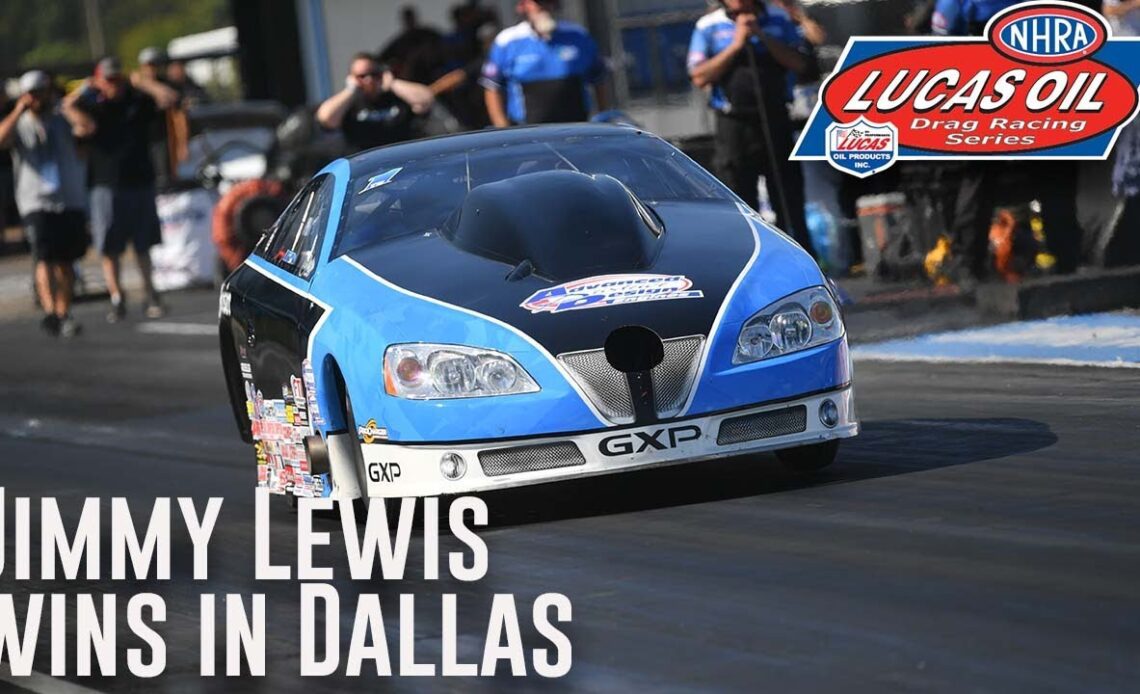 Jimmy Lewis wins Top Sportsman at Texas NHRA FallNationals