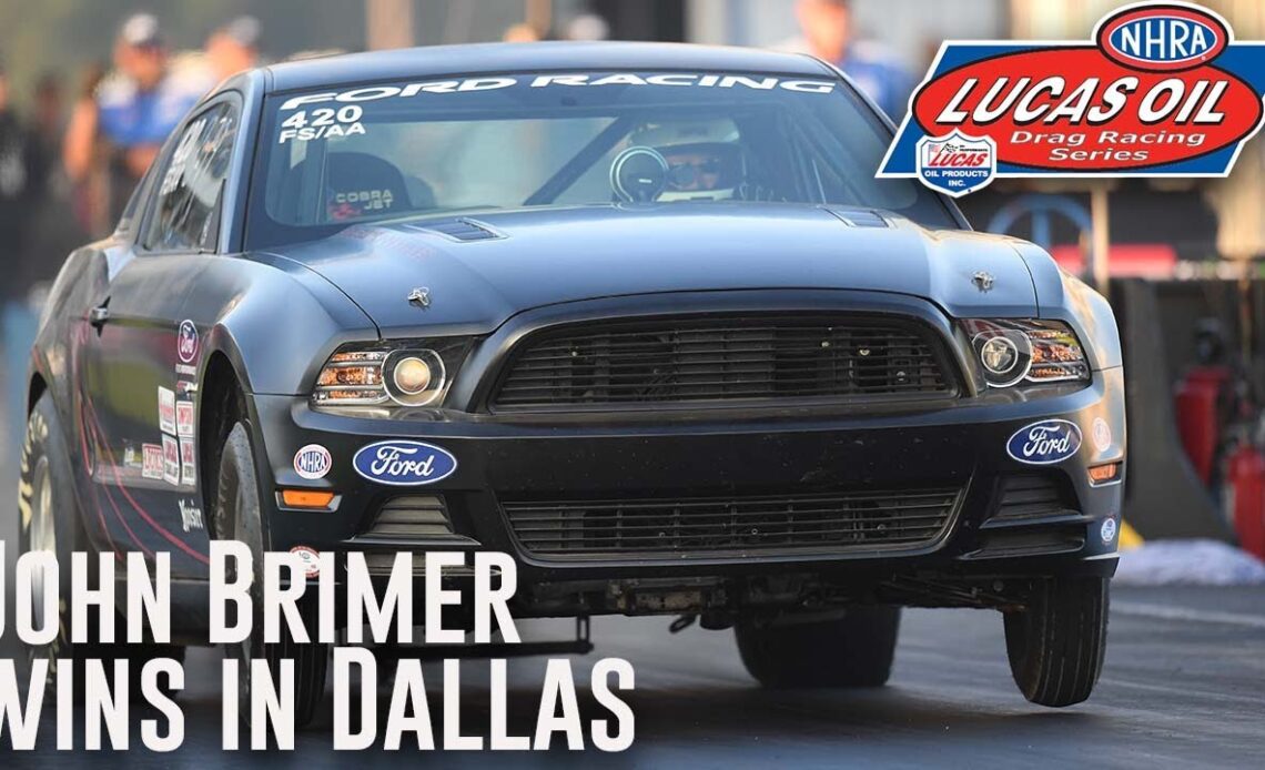 John Brimer wins Stock at Texas NHRA FallNationals