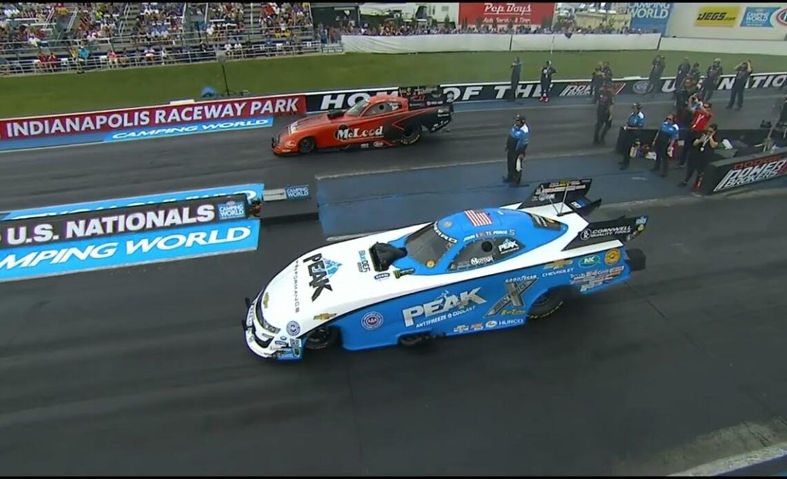 John Force, Paul Lee Sideways, Daniel Hood, Top Fuel Funny Car, Eliminations Rnd1, Dodge Power Broke