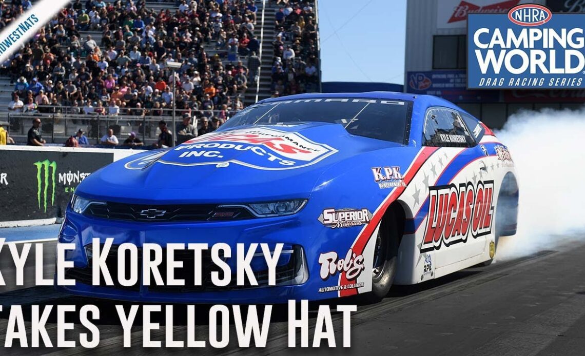 Kyle Koretsky takes first yellow hat of the season in St. Louis