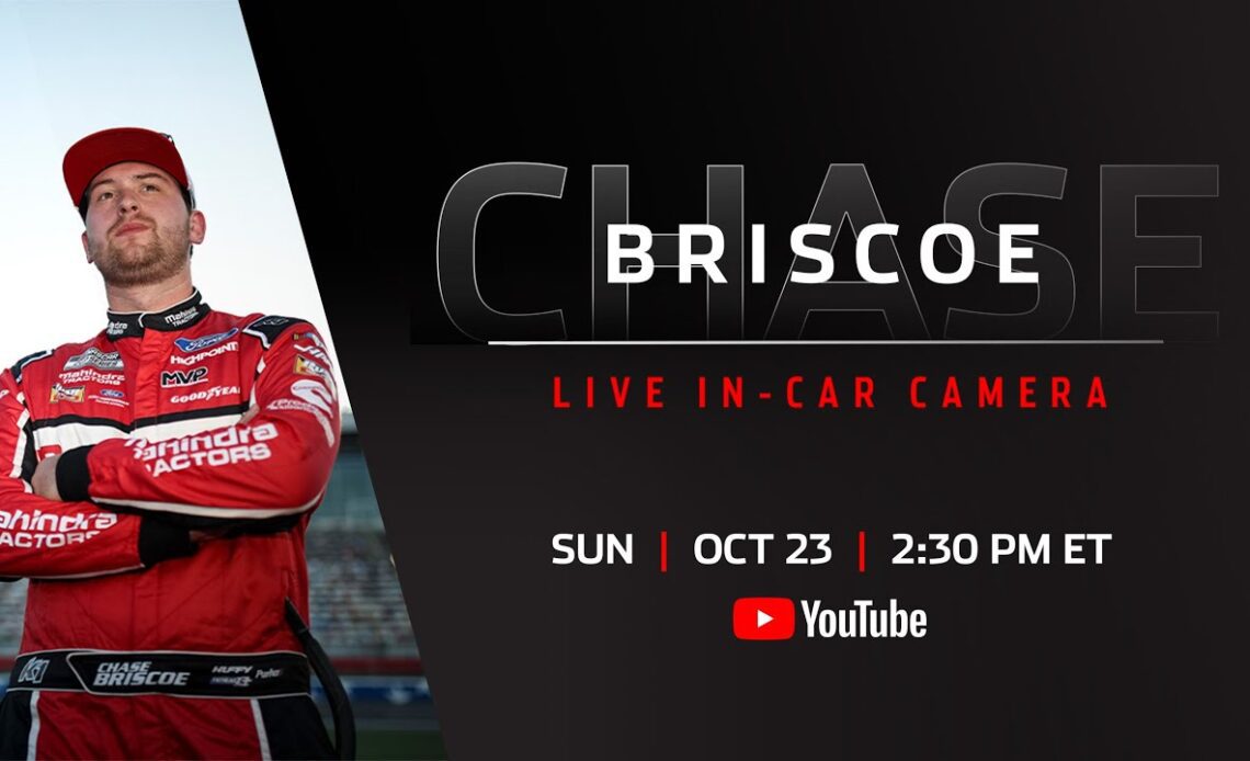 LIVE: Chase Briscoe Homestead-Miami in-car camera presented by Mobil 1