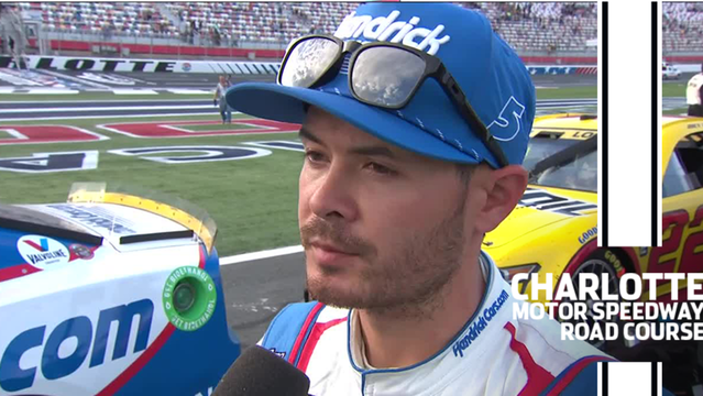 Larson dejected after being eliminated from the NASCAR Cup Series Playoffs