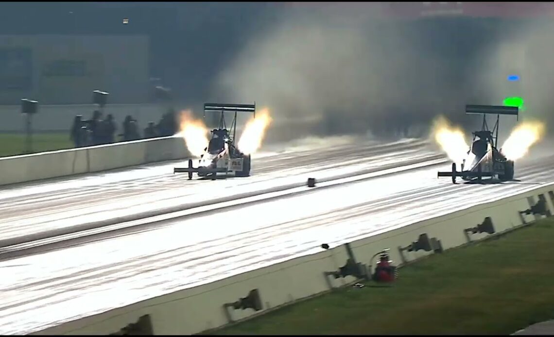 Leah Pruett, Josh Hart, Ron Douglas, Top Fuel Dragster, Qualifying Rnd1, Dodge Power Brokers, U S  N