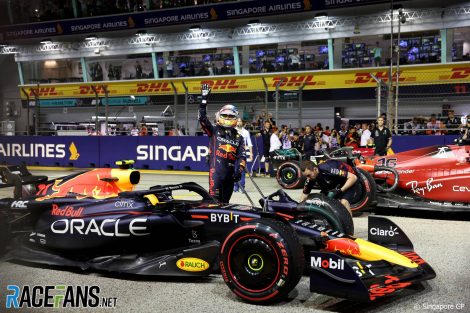 Sergio Perez, Red Bull, Singapore, 2022